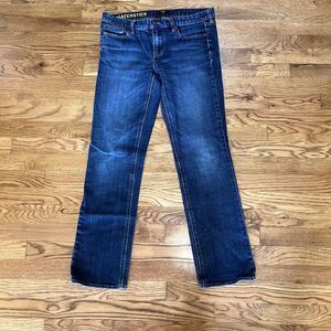 J. Crew Women's Straight Leg Jeans - Dark Blue